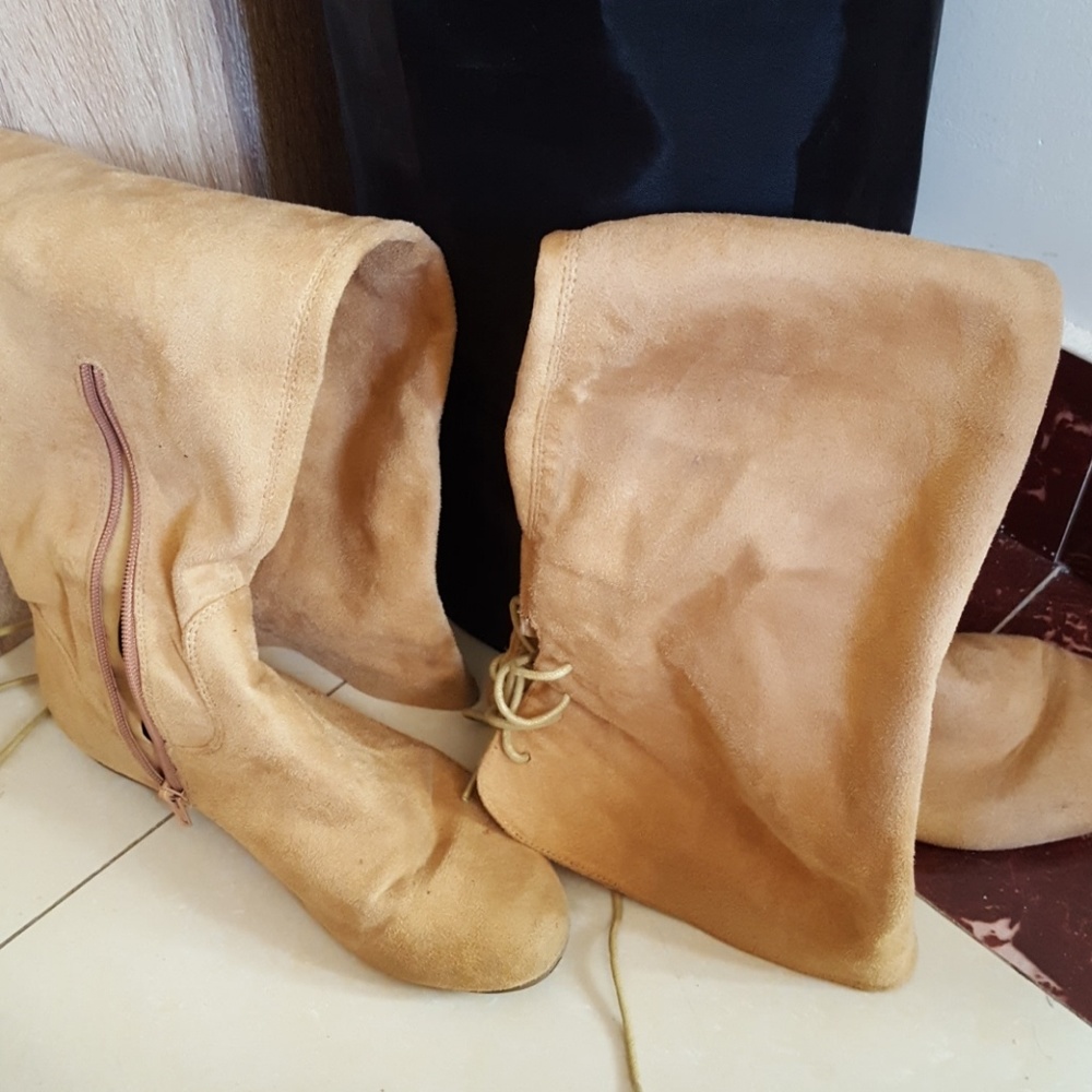 Over the knee high boots